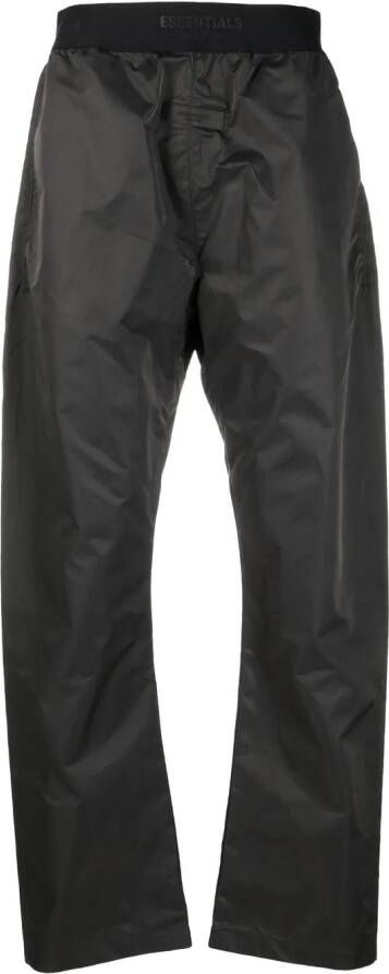 FEAR OF GOD ESSENTIALS Trainingsbroek met logo taille Grijs
