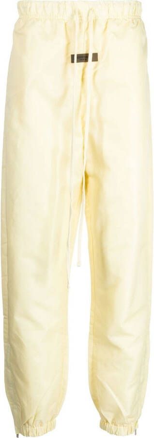 FEAR OF GOD ESSENTIALS Trainingsbroek met logopatch Geel