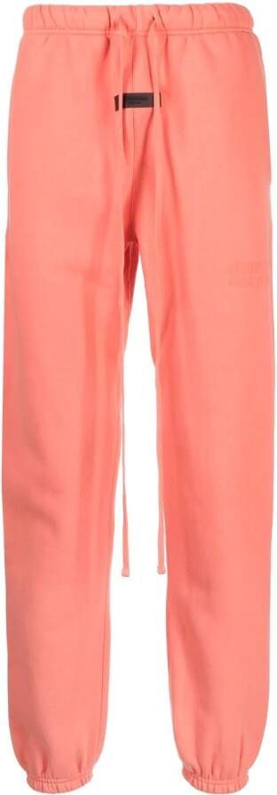 FEAR OF GOD ESSENTIALS Trainingsbroek met logopatch Roze