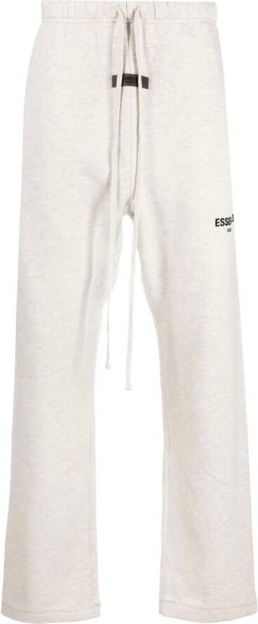 FEAR OF GOD ESSENTIALS Trainingsbroek met logoprint Beige