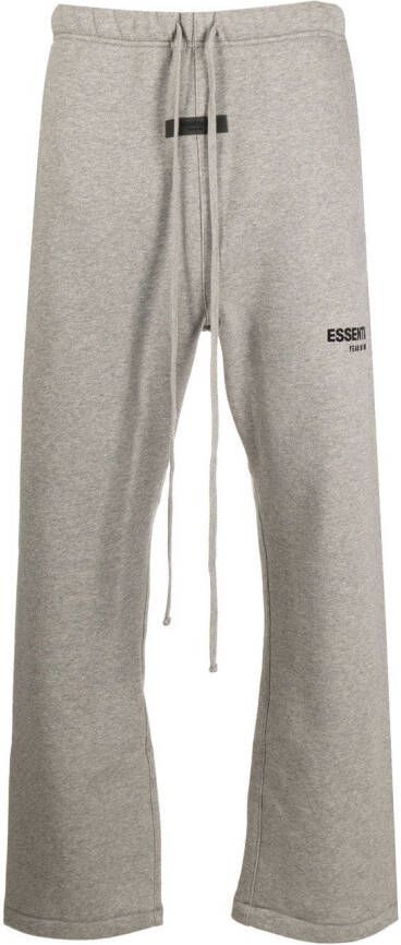 FEAR OF GOD ESSENTIALS Trainingsbroek met logoprint Grijs