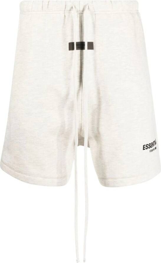 FEAR OF GOD ESSENTIALS Trainingsshorts met trekkoord Beige