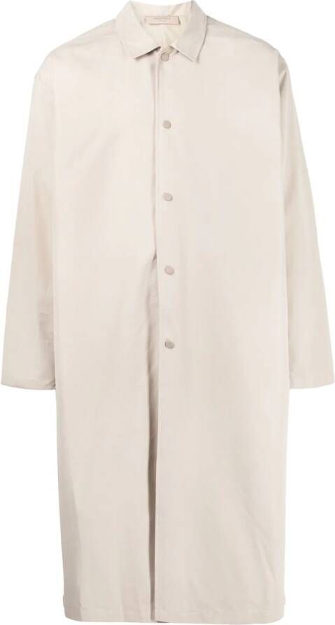 FEAR OF GOD ESSENTIALS Trenchcoat van knopen Grijs