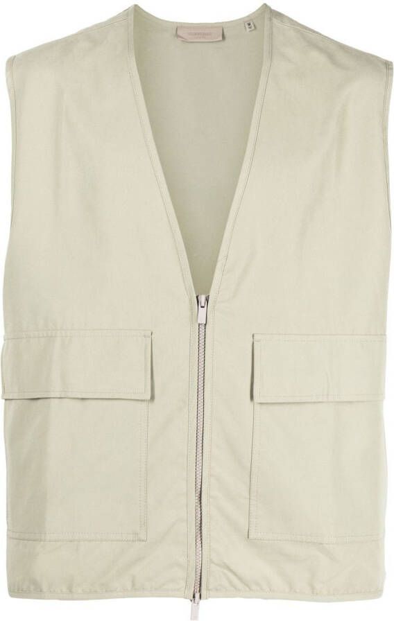 FEAR OF GOD ESSENTIALS Bodywarmer met V-hals Groen