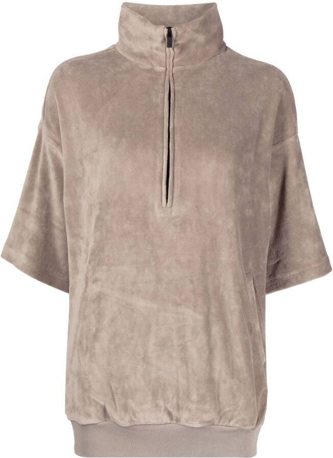 FEAR OF GOD ESSENTIALS Top met col Grijs