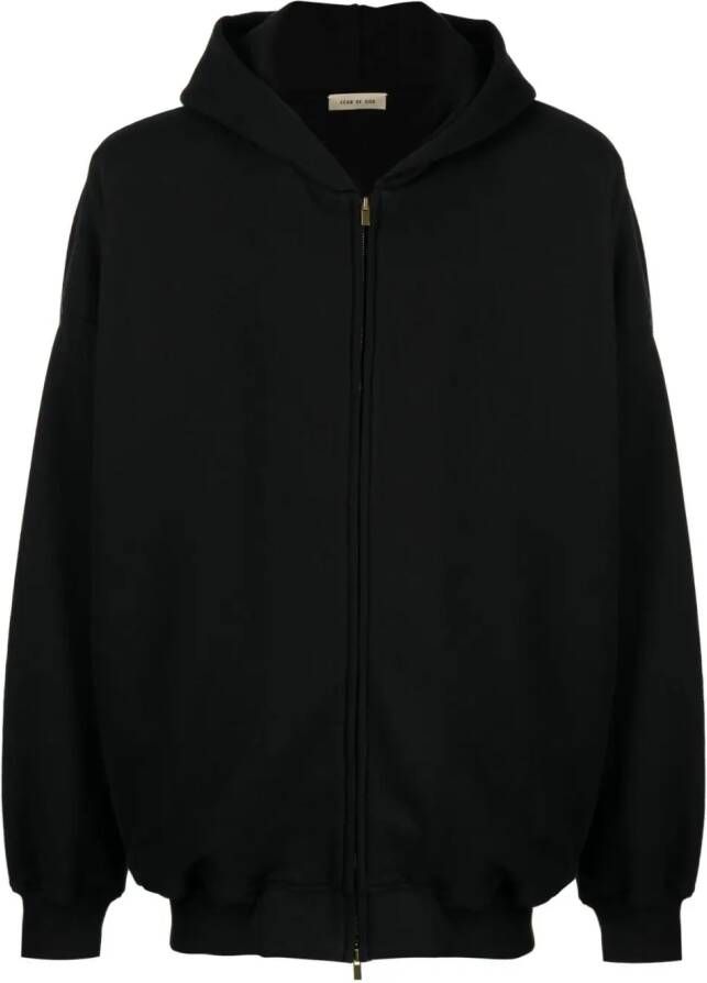Fear Of God Hoodie met logopatch Zwart