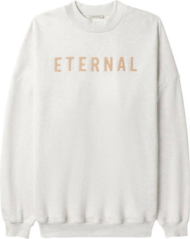 Fear Of God Sweater met logoprint Beige
