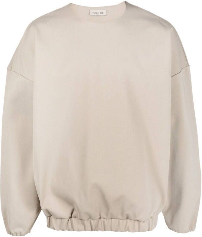Fear Of God Sweater met elastische tailleband Beige