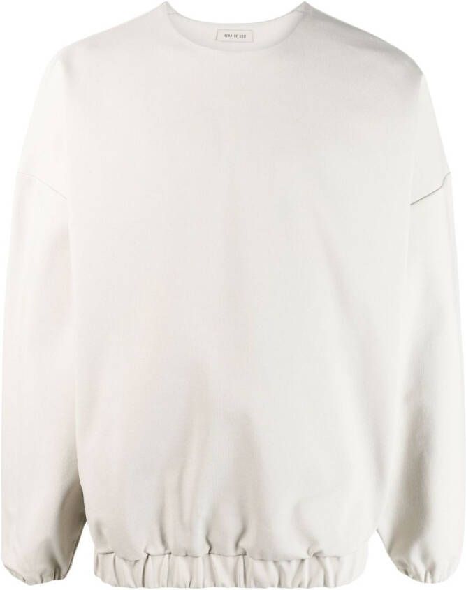 Fear Of God Sweater met elastische tailleband Grijs