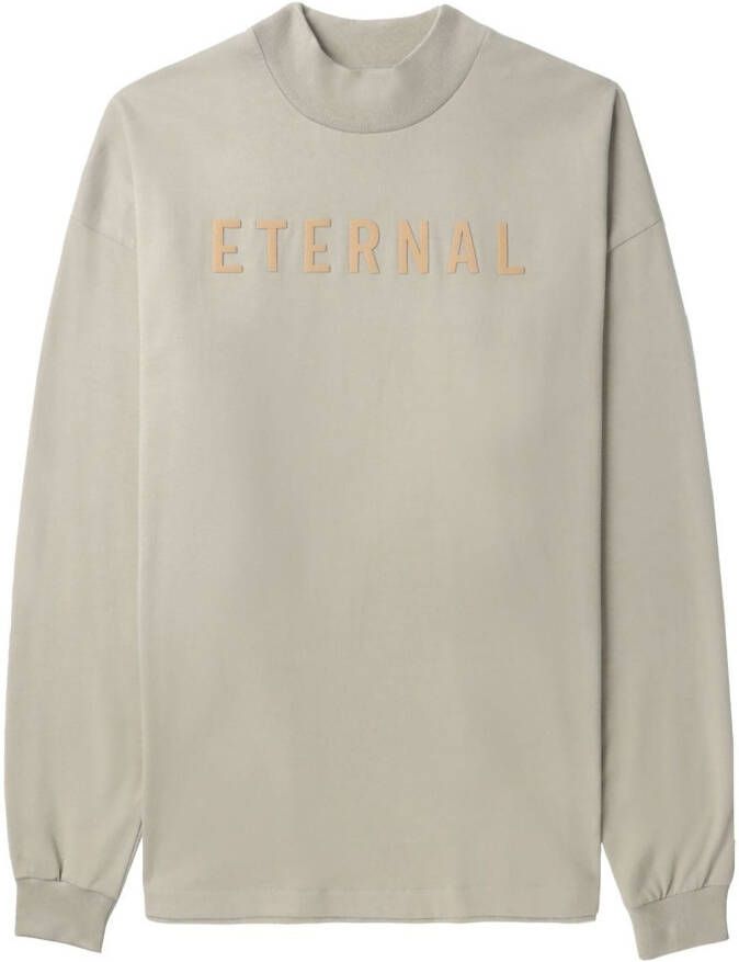 Fear Of God Sweater met geborduurd logo Beige