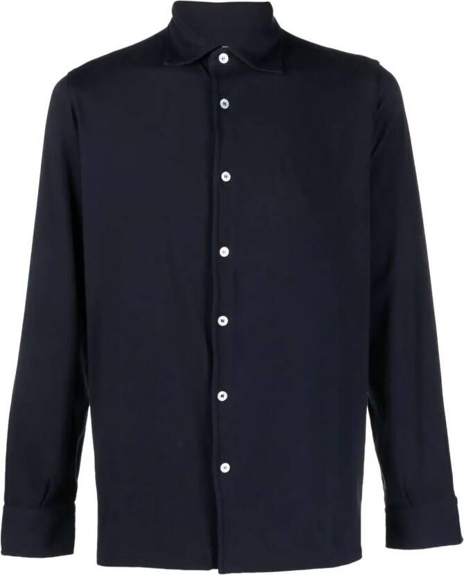 Fedeli Button-down overhemd Blauw