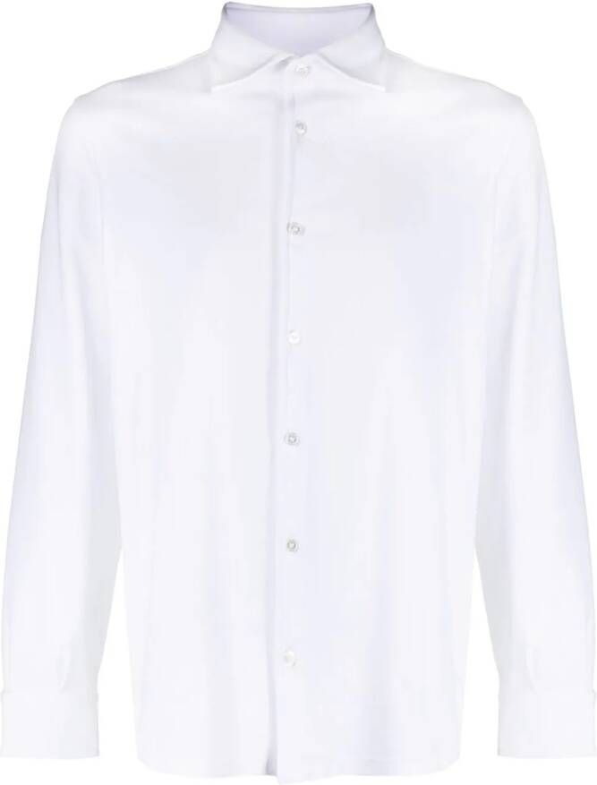 Fedeli Button-down overhemd Wit