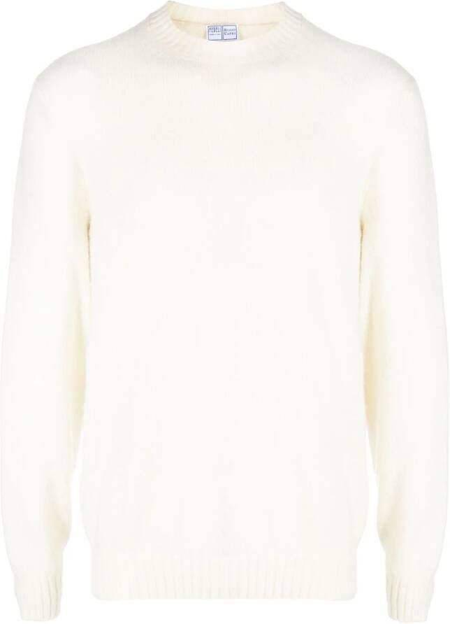 Fedeli Trui met ronde hals Beige