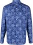 Fedeli Overhemd met paisley-print Blauw - Thumbnail 1