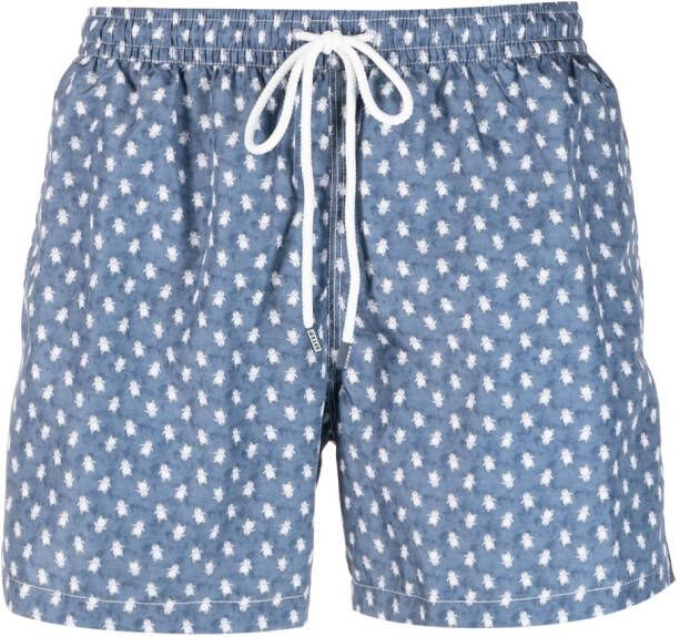 Fedeli Zwembroek met print Blauw