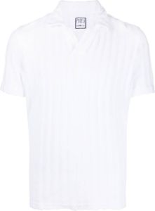 Fedeli Poloshirt met wijde pijpen Wit