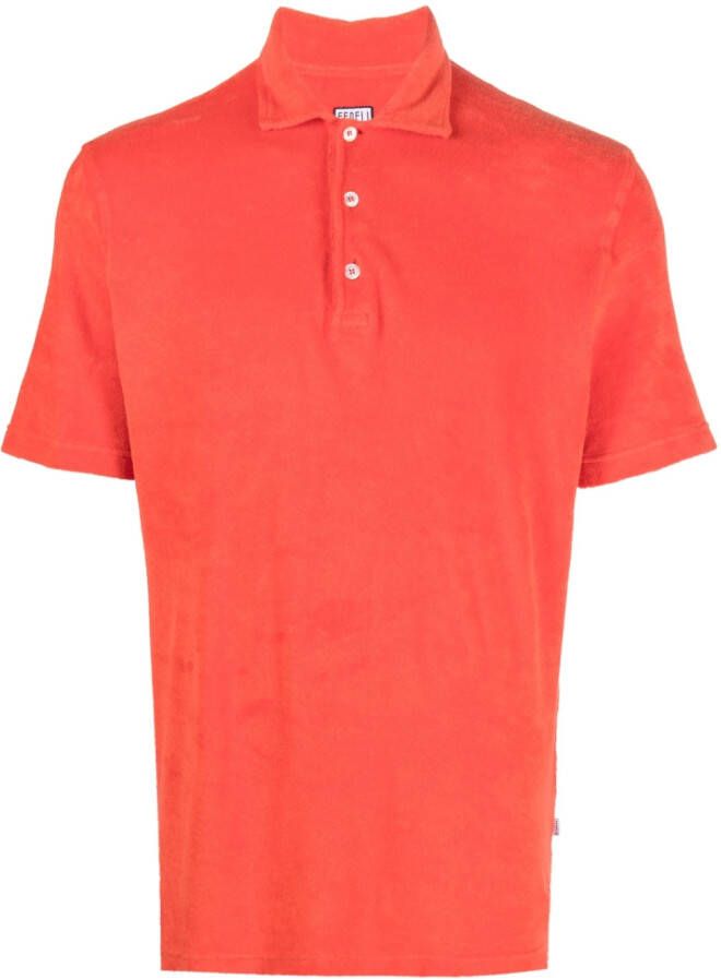 Fedeli Poloshirt van badstof Oranje