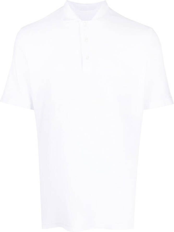 Fedeli Poloshirt van badstof Wit