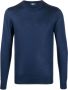 Fedeli Geribbelde trui Blauw - Thumbnail 1