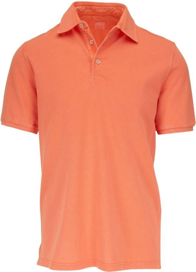 Fedeli Katoenen poloshirt Oranje