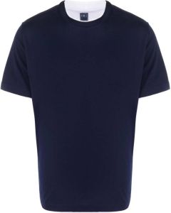 Fedeli T-shirt met contrasterende afwerking Blauw