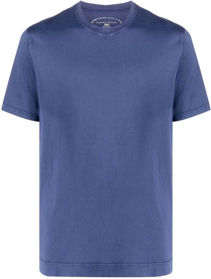 Fedeli T-shirt met ronde hals Blauw