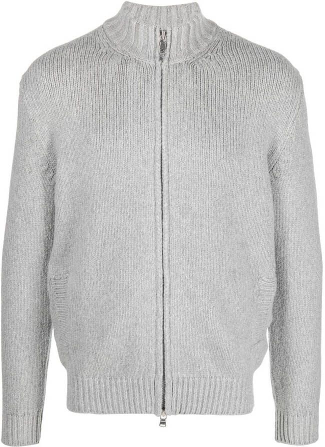 Fedeli Vest met hoge hals Grijs