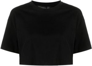 Federica Tosi Cropped T-shirt Zwart