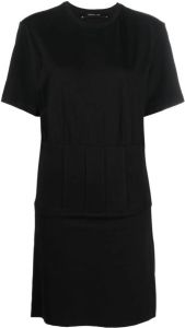 Federica Tosi Mini-jurk met getailleerde taille Zwart
