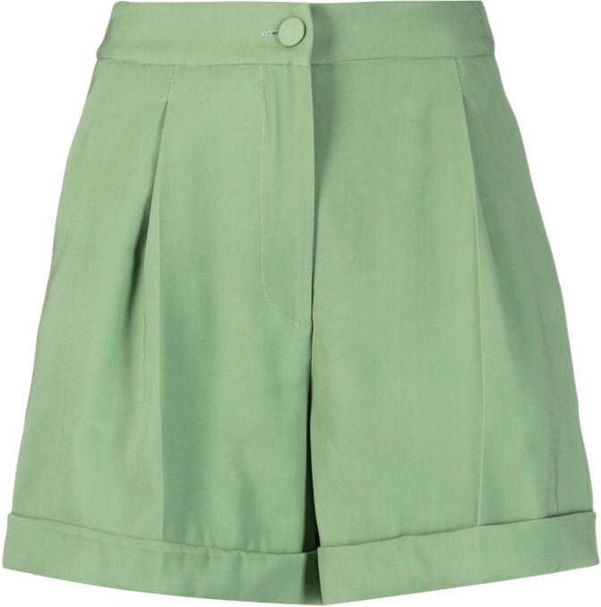 Federica Tosi High waist shorts Groen
