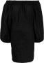 Federica Tosi Off-shoulder jurk Zwart - Thumbnail 1