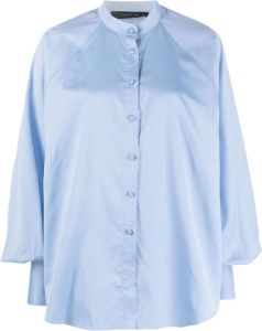 Federica Tosi Oversized blouse Blauw