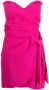 Federica Tosi Mini-jurk met ruche Roze - Thumbnail 1