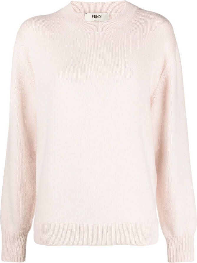 FENDI Trui met ronde hals Beige