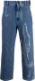 FENDI Cropped jeans Blauw - Thumbnail 1