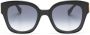 Fendi Eyewear Zonnebril met geometrisch montuur Zwart - Thumbnail 1