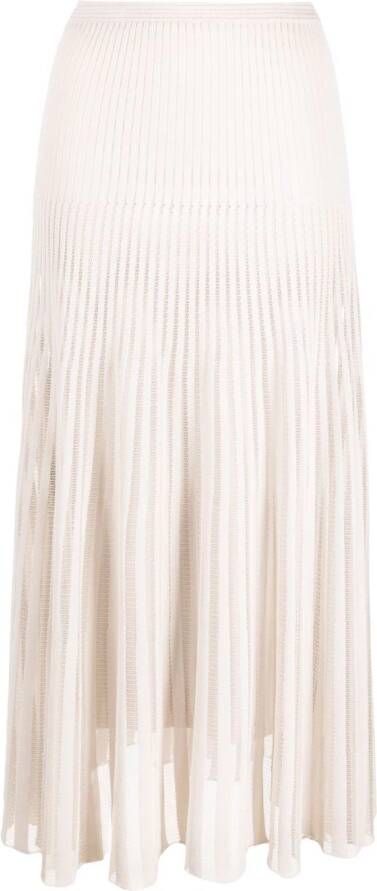 FENDI Geplooide rok Beige