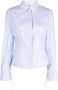FENDI Getailleerde blouse Blauw - Thumbnail 1