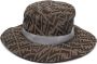 FENDI Hoed met FF patroon Bruin - Thumbnail 1