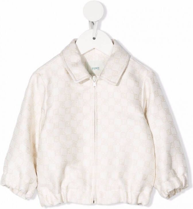 Fendi Kids Jack met patroon Beige