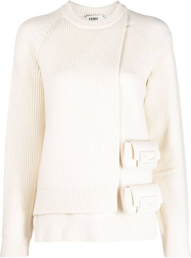 FENDI Gelaagde trui Beige