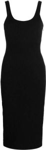 Fendi Midi-jurk met monogram Zwart