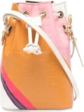FENDI Mon Tresor kleine bucket-tas Wit