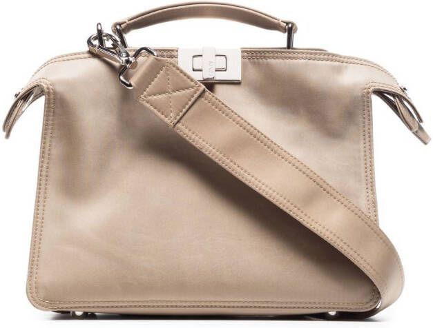 FENDI Peekaboo messengertas Beige