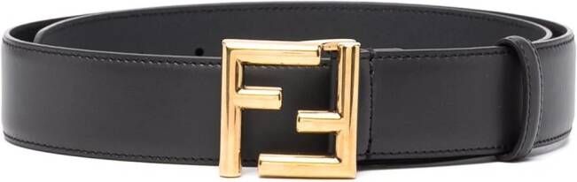 FENDI Riem met FF-patroon Grijs