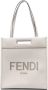 FENDI Shopper met logo-reliëf Grijs - Thumbnail 1