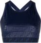 FENDI Top met logoprint Blauw - Thumbnail 1