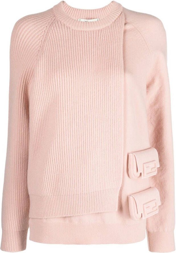 FENDI Gelaagde trui Roze