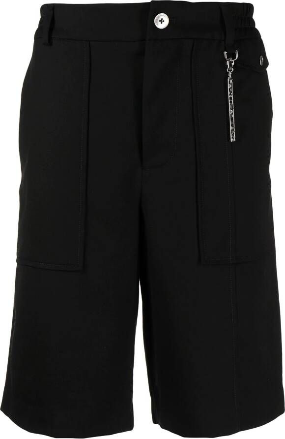 Feng Chen Wang Bermuda shorts met logo Zwart