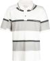 Feng Chen Wang Gestreept poloshirt Wit - Thumbnail 1